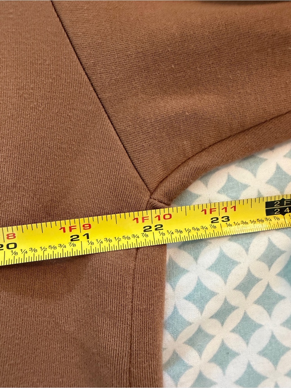 Varley Brown Davidson Sweat Doublesoft 1/4 zip - Picture 9 of 11